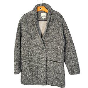 Aritzia Wilfred Free Neelam Off Duty Jacket Wool Blend Grey  Utility Neutral M